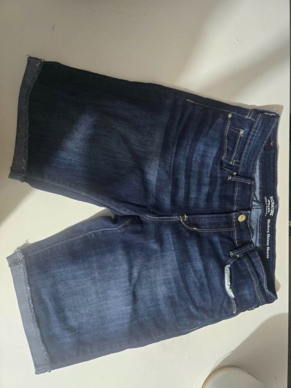 Signature by Levi Strauss & Co. Modern Skinny Shorts SIZE 12